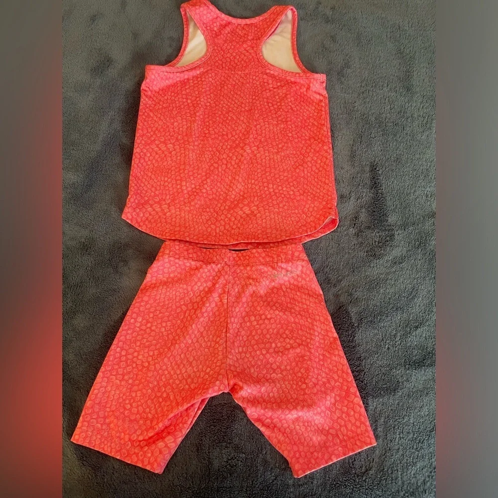 Girls workout matching shorts and shirt size 6X by nike dri-fit - Picture 3 of 4